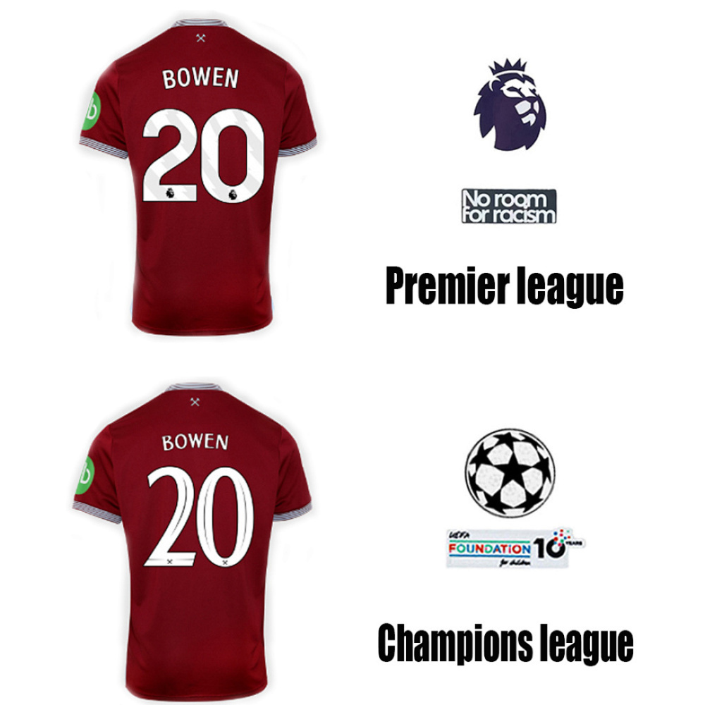 KIDS 2025-26 West Ham United Home KIDS Football jersey