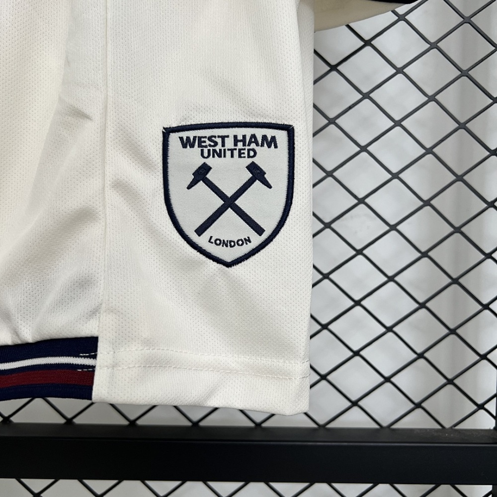 KIDS 2025-26 West Ham United away KIDS Football jersey