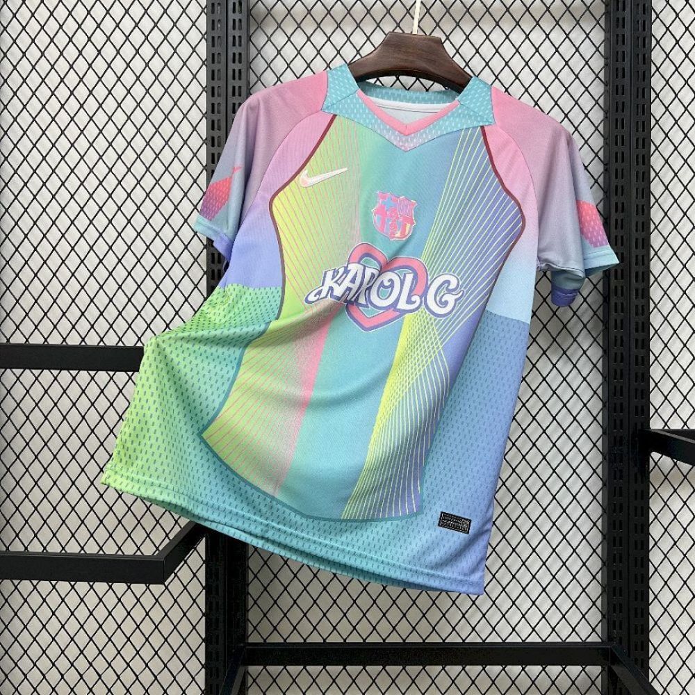 2025-26 Barcelona Blue X KAROLG Football jersey