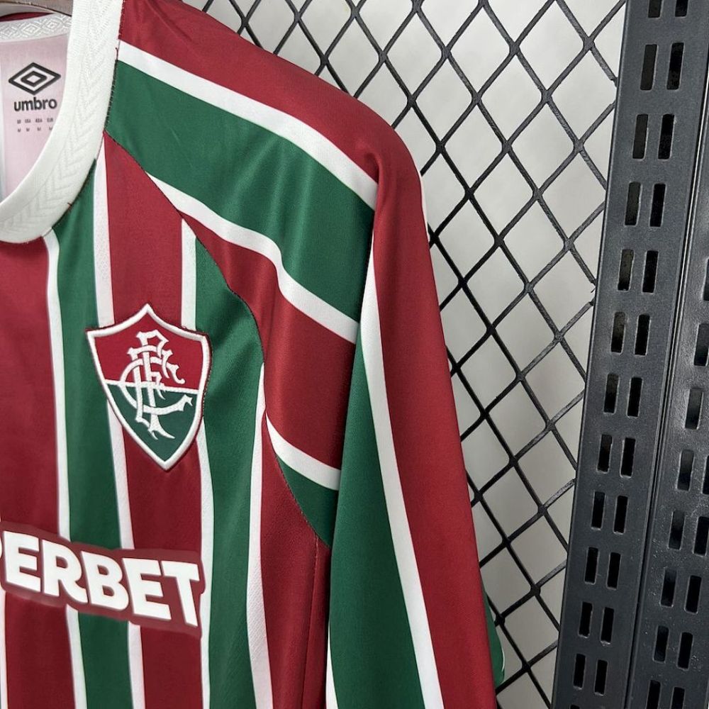2025-26 Fluminense Home Long Sleeve Football jersey