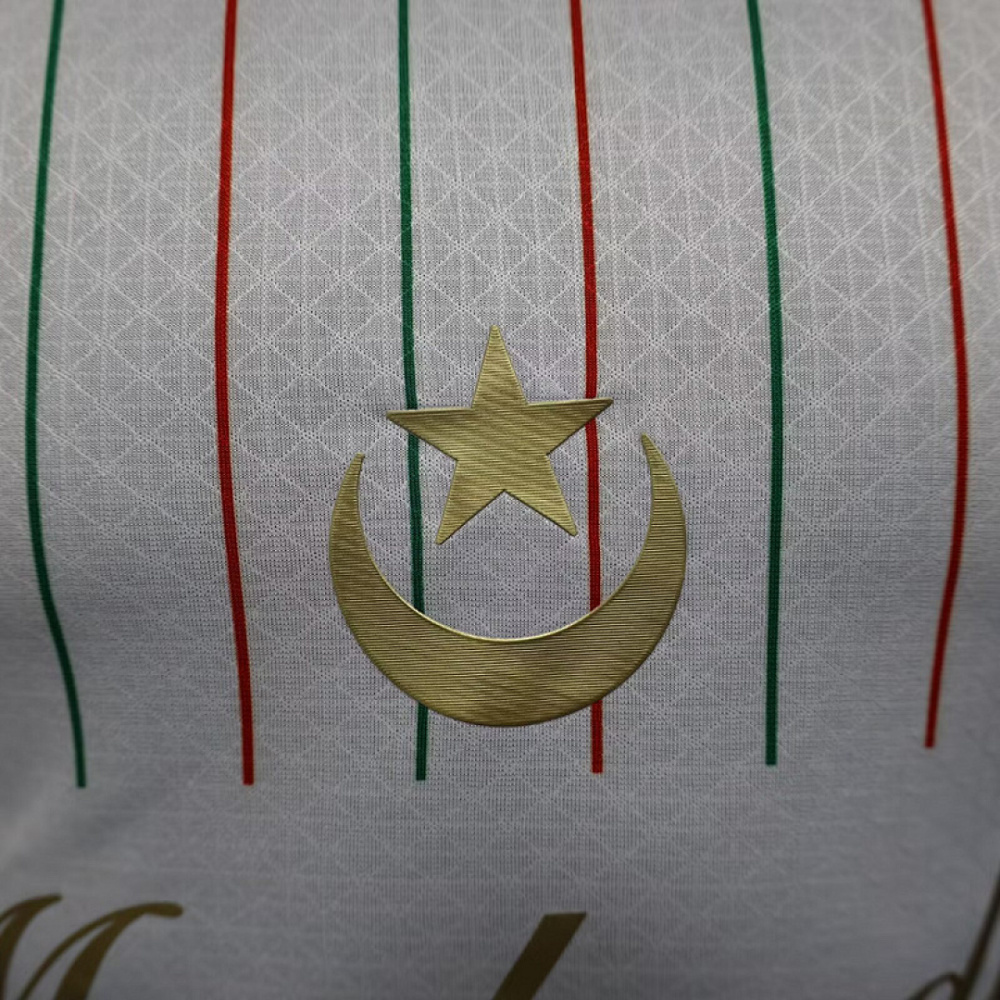 Player 2025-26 Palestine x Mouloudia 1921 Special Edition Football jersey