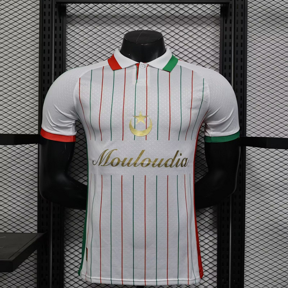 Player 2025-26 Palestine x Mouloudia 1921 Special Edition Football jersey