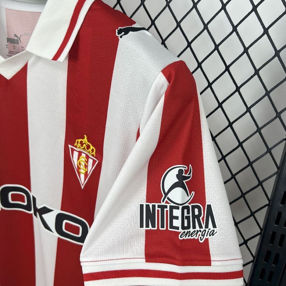 2025-26 Sporting De Gijon Home Football Jersey