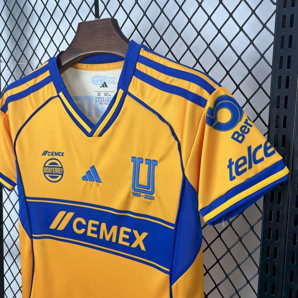 KIDS 2025-26 Tigres UANL Home KIDS Football jersey