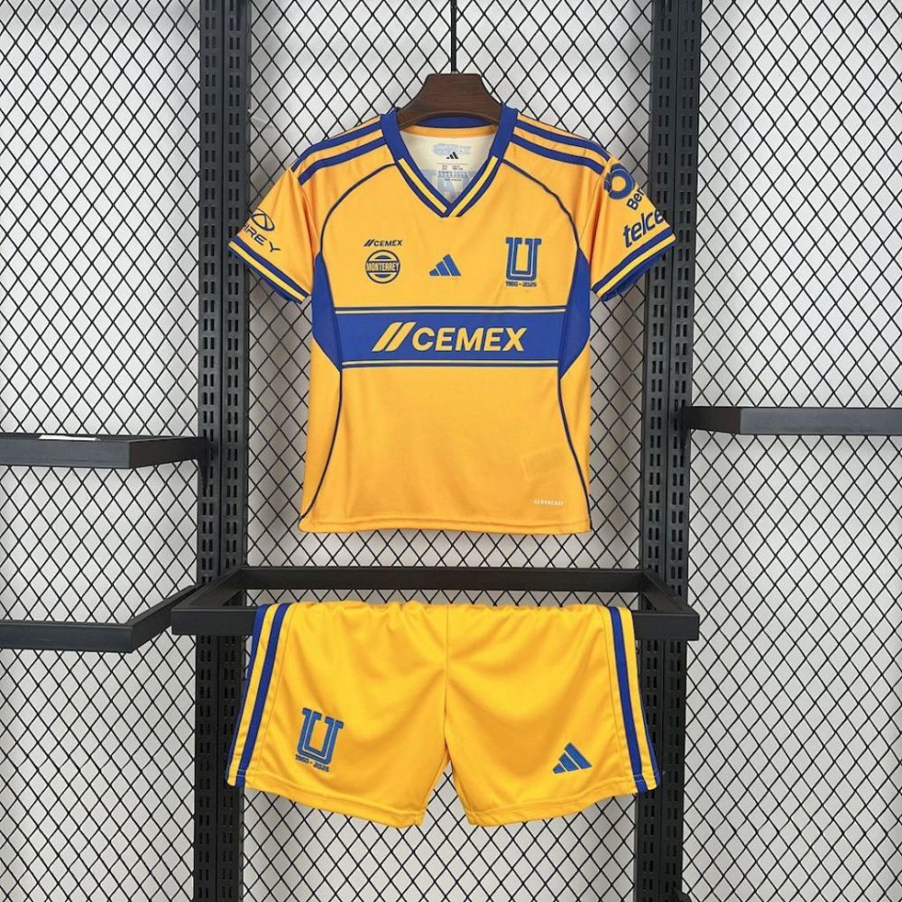 KIDS 2025-26 Tigres UANL Home KIDS Football jersey