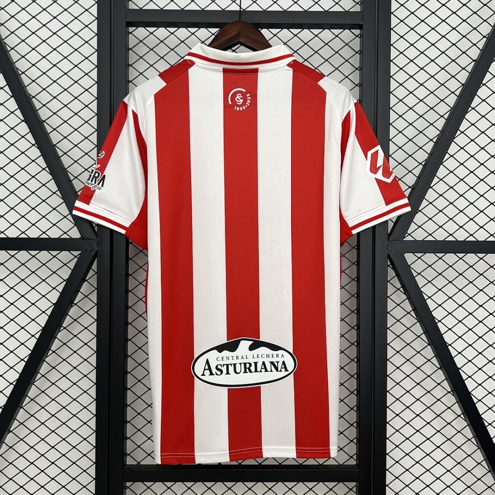 2025-26 Sporting De Gijon Home Football Jersey