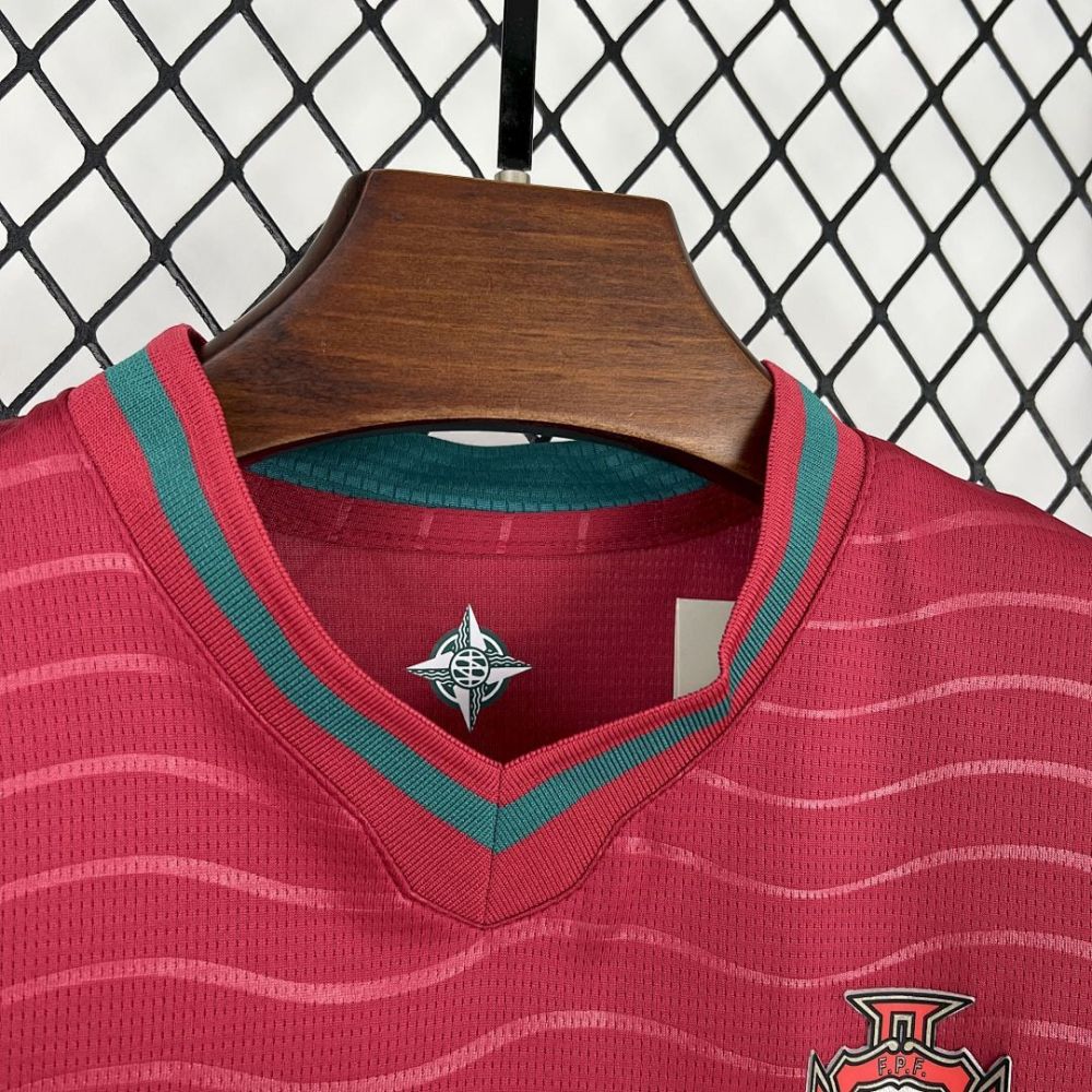 Kids 2026 Portugal Home Kids Football jersey World Cup