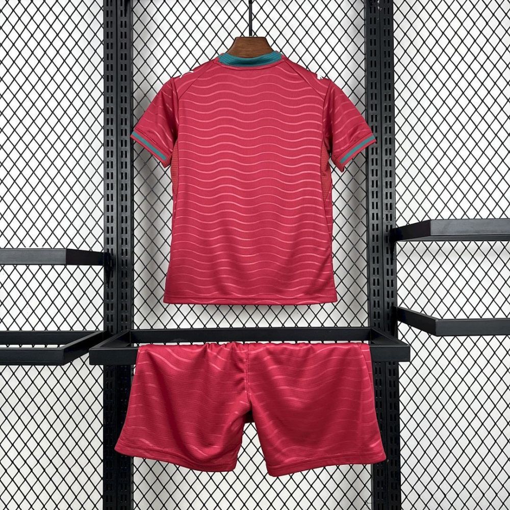 Kids 2026 Portugal Home Kids Football jersey World Cup