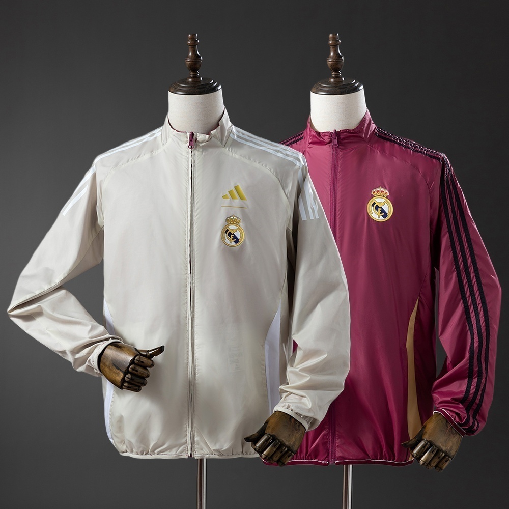 2025-26 Trench Coat Reversible windbreaker Real Madrid