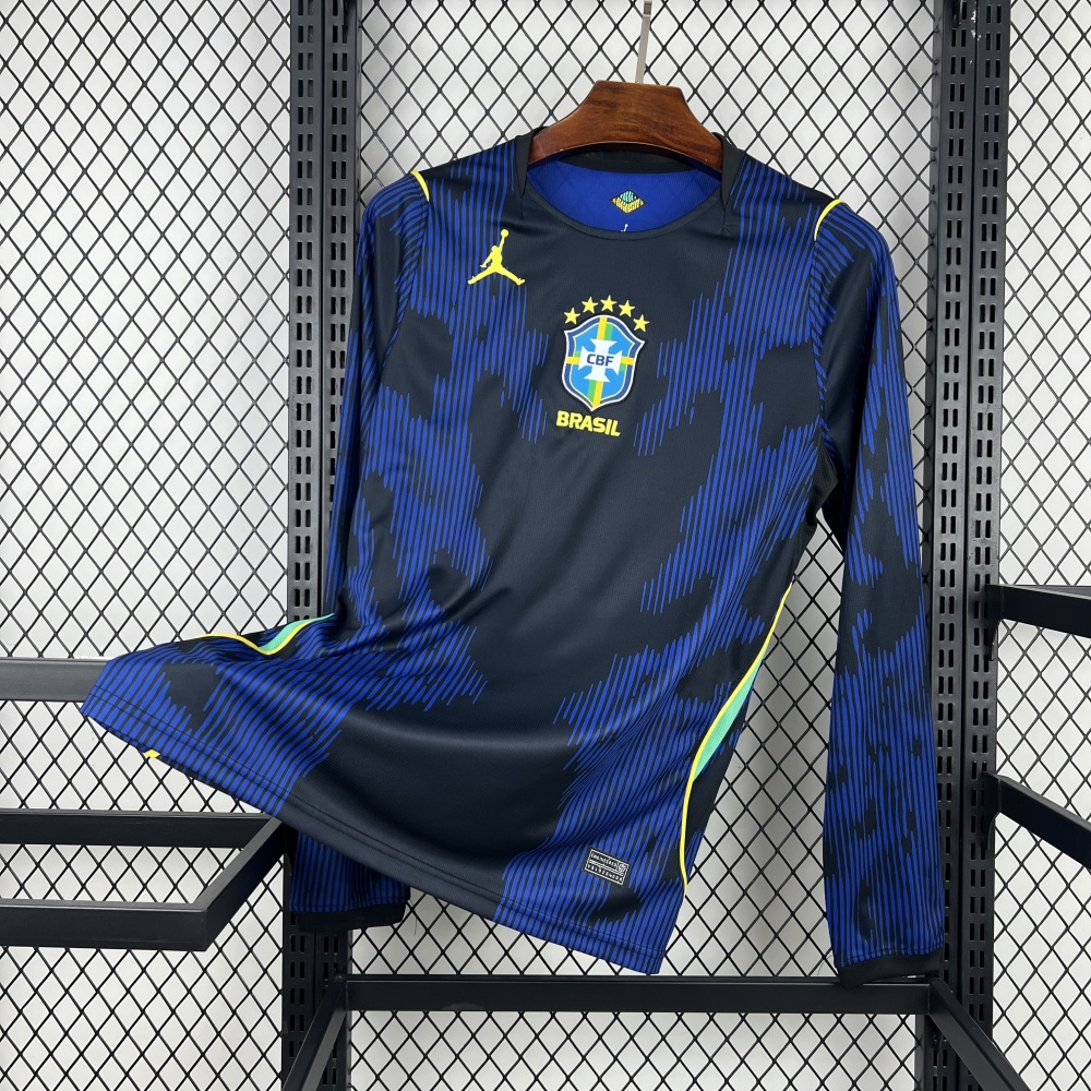 2026 Brazil Away Football Jersey S-4XL Long sleeves World Cup