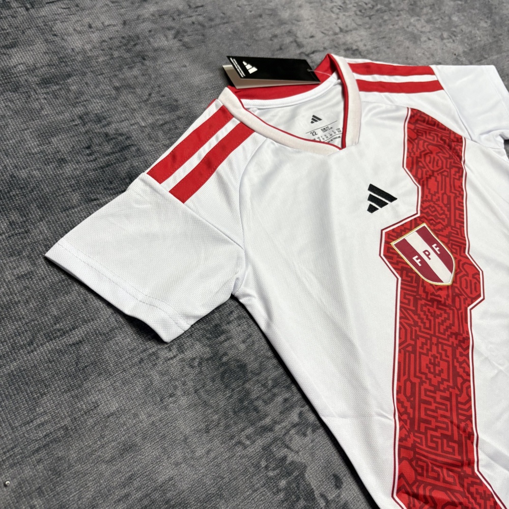KIDS 2026 Peru Home KIDS Football jersey World Cup