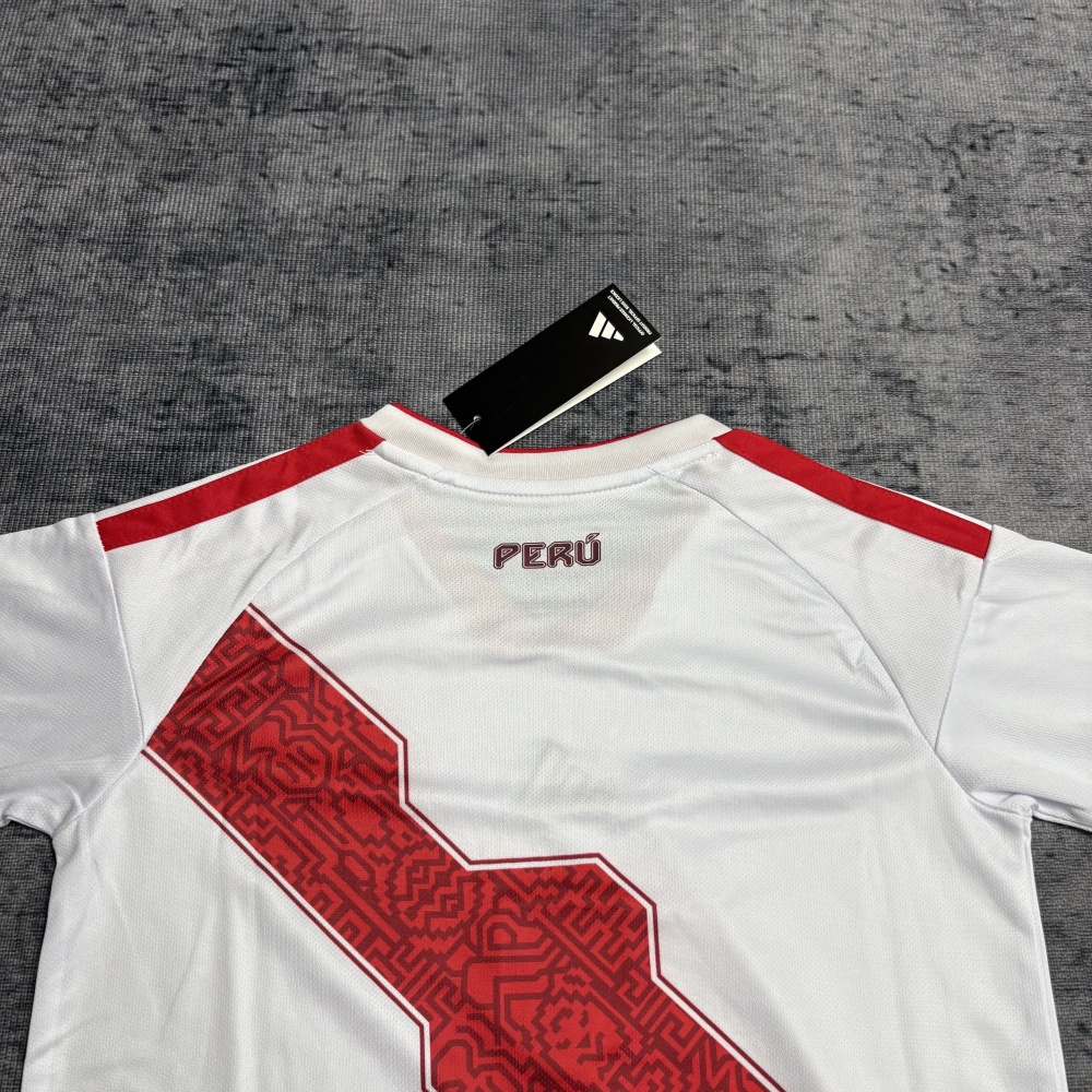 KIDS 2026 Peru Home KIDS Football jersey World Cup