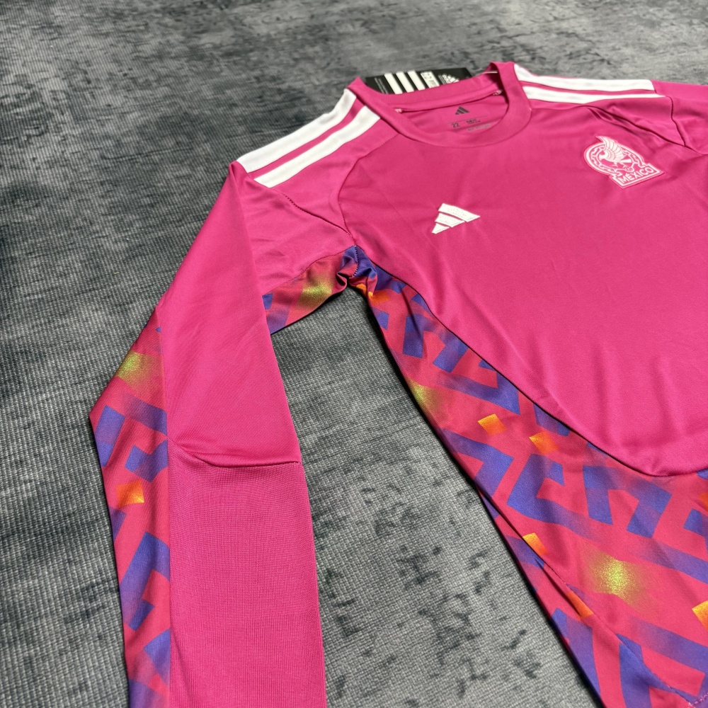 KIDS 2026 Mexico goalkeeper KIDS Football jersey Long Sleeve