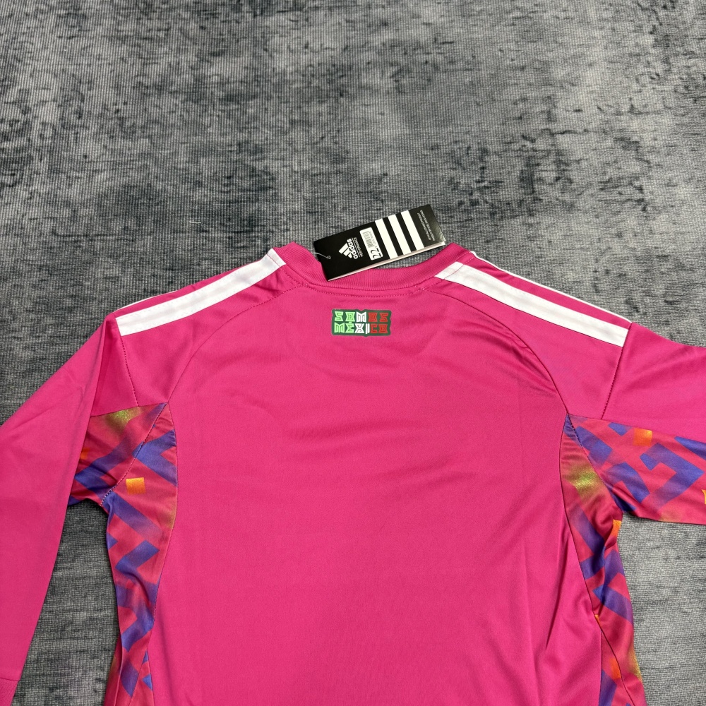 KIDS 2026 Mexico goalkeeper KIDS Football jersey Long Sleeve