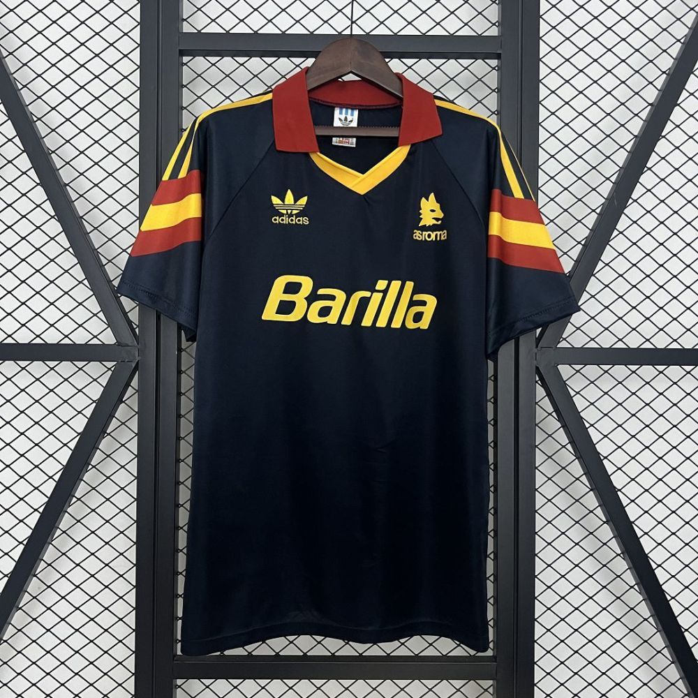 Retro 1991-92 AS Roma 2Away Football jersey retro