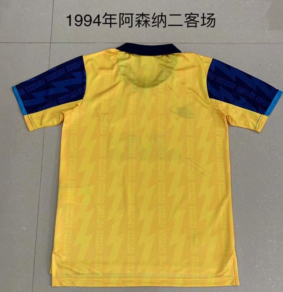 retro 1994 Arsenal Third Away Football jersey retro