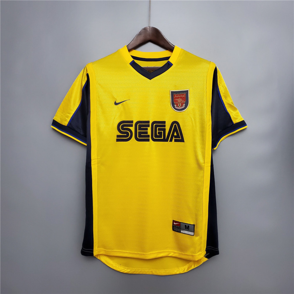 retro 1999-00 Arsenal Away Football jersey retro