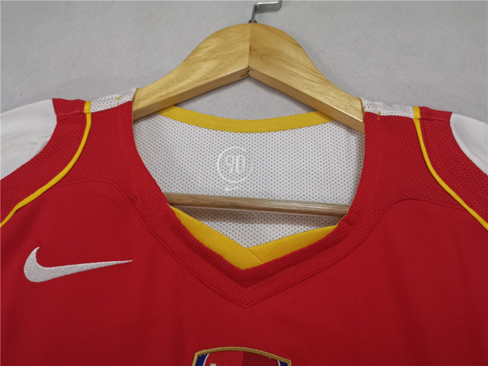 retro 2004-05 Arsenal home Football jersey retro Long Sleeve