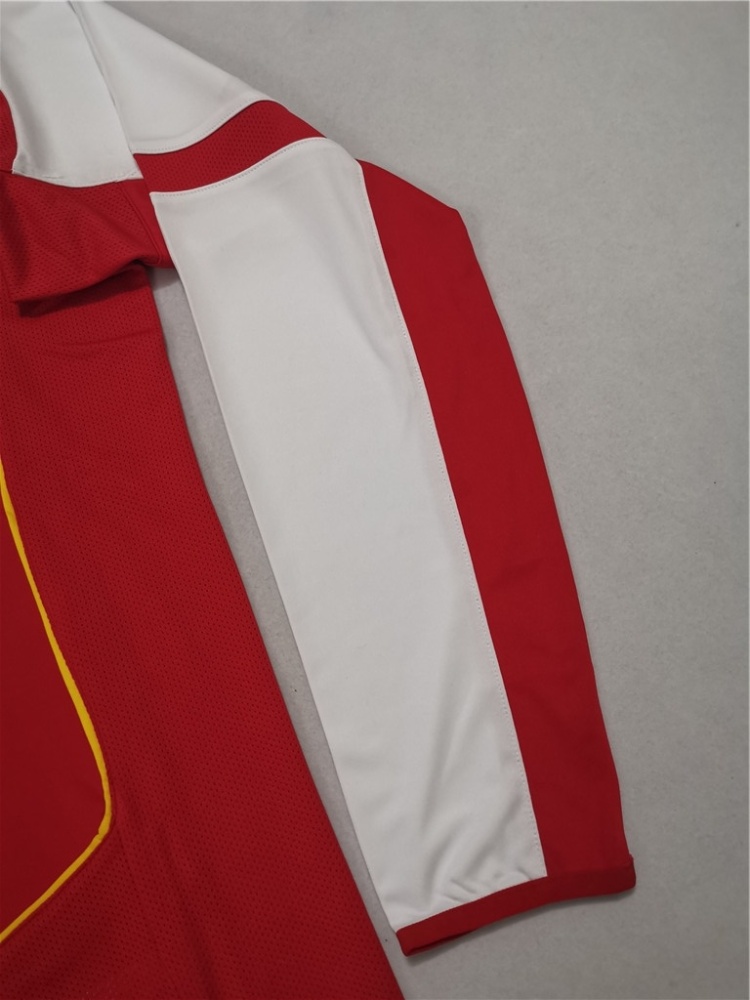 retro 2004-05 Arsenal home Football jersey retro Long Sleeve