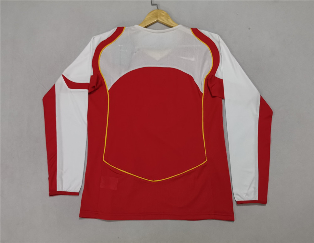 retro 2004-05 Arsenal home Football jersey retro Long Sleeve