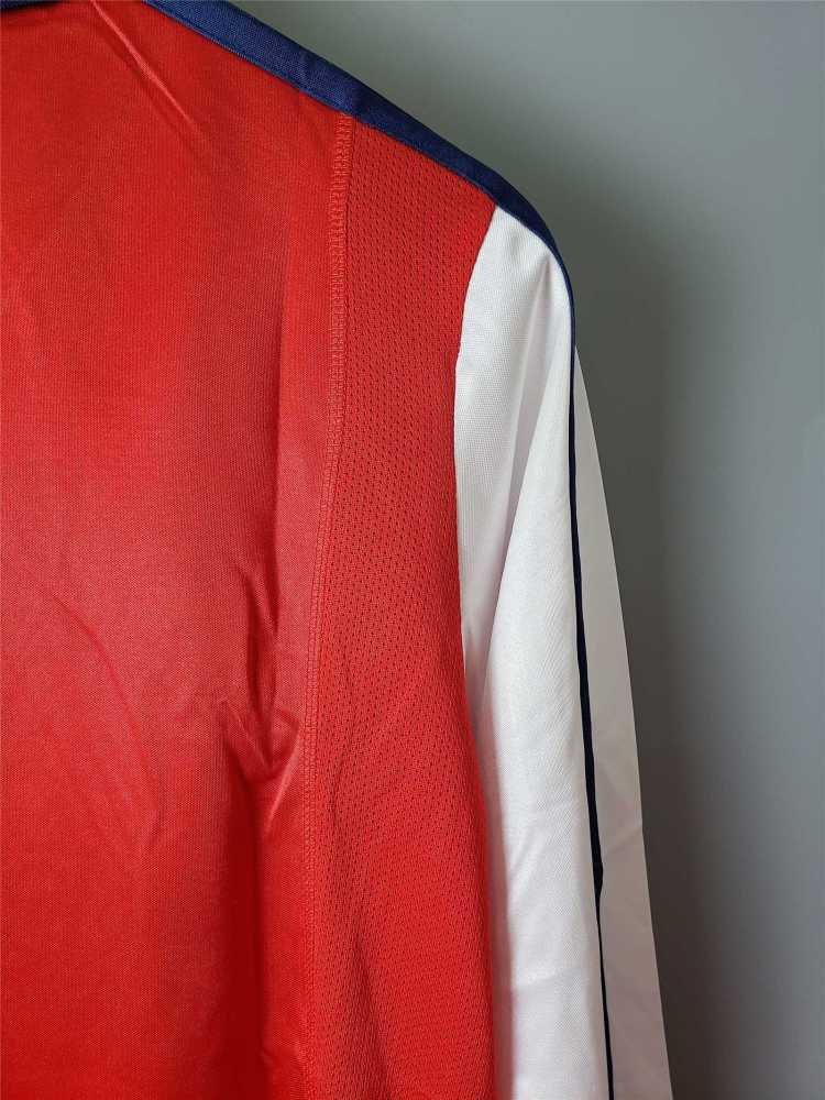 retro 2000-01 Arsenal home Football jersey retro Long Sleeve