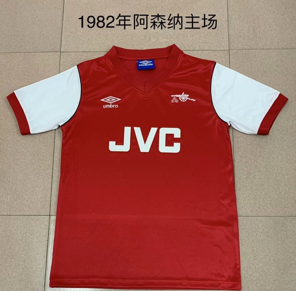 retro 1982 Arsenal Home Football jersey retro