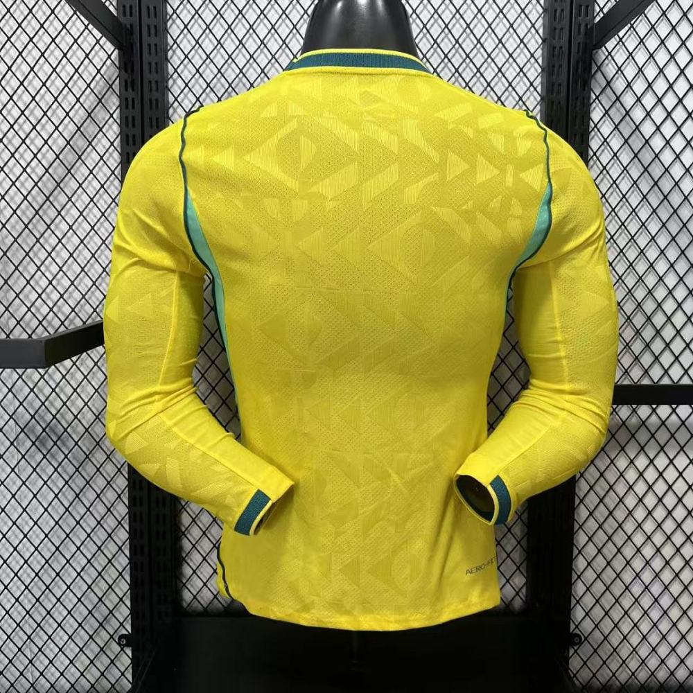 Player 2026 Brazil Home Football jersey Long sleeves S-3XL World Cup
