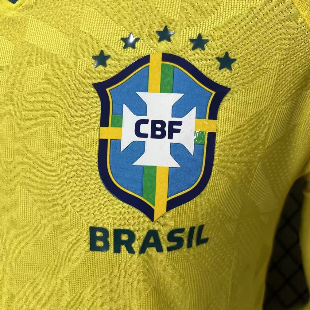 Player 2026 Brazil Home Football jersey Long sleeves S-3XL World Cup