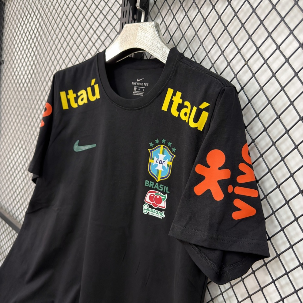 2026 Brazil Pure Cotton T-shirt Football Jersey S-4XL