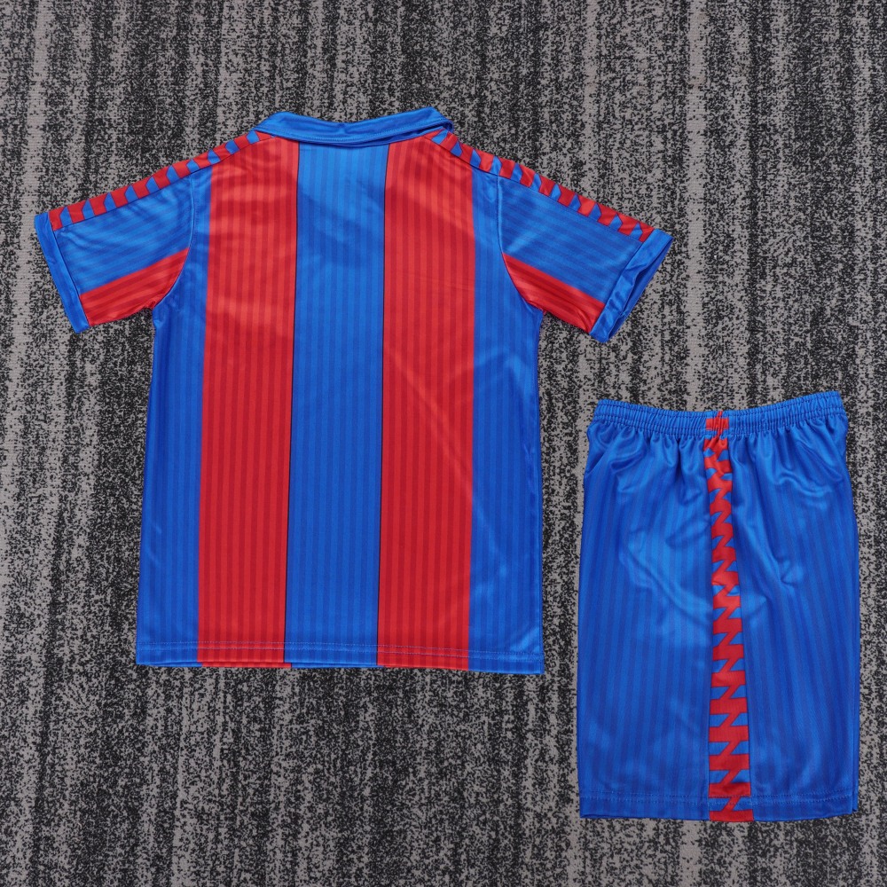 Retro Kids 1989-92 Barcelona Home Kids Football jersey