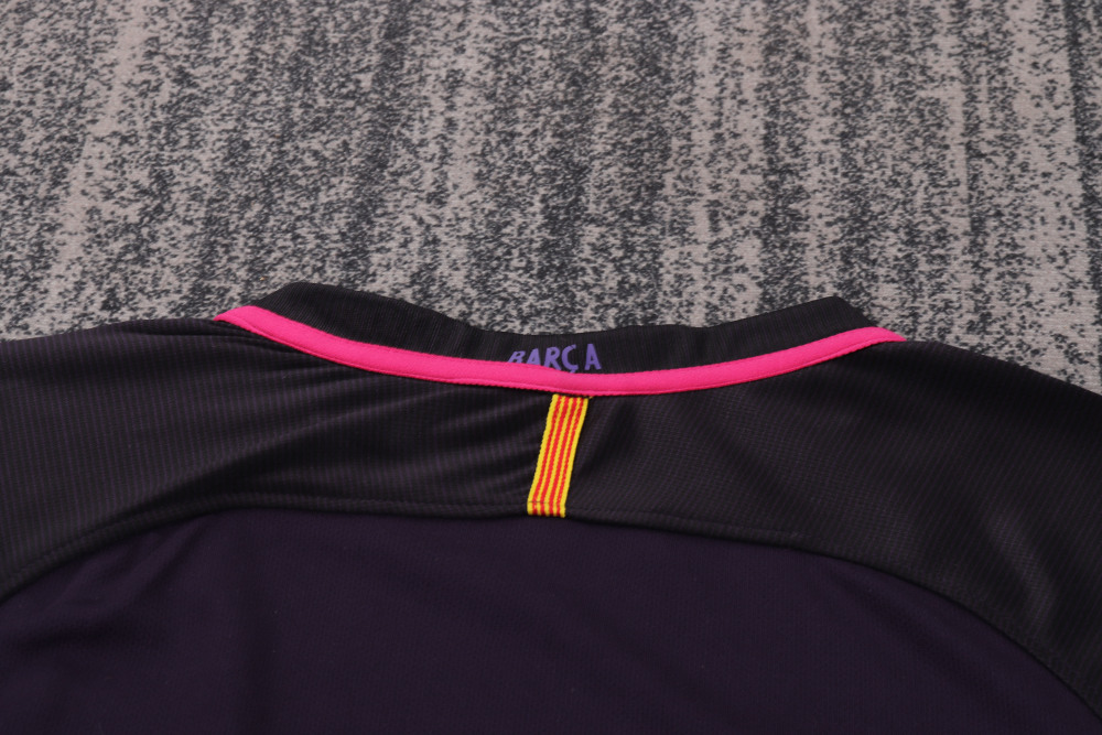 Retro Kids 2016-17 Barcelona Away Kids Football jersey