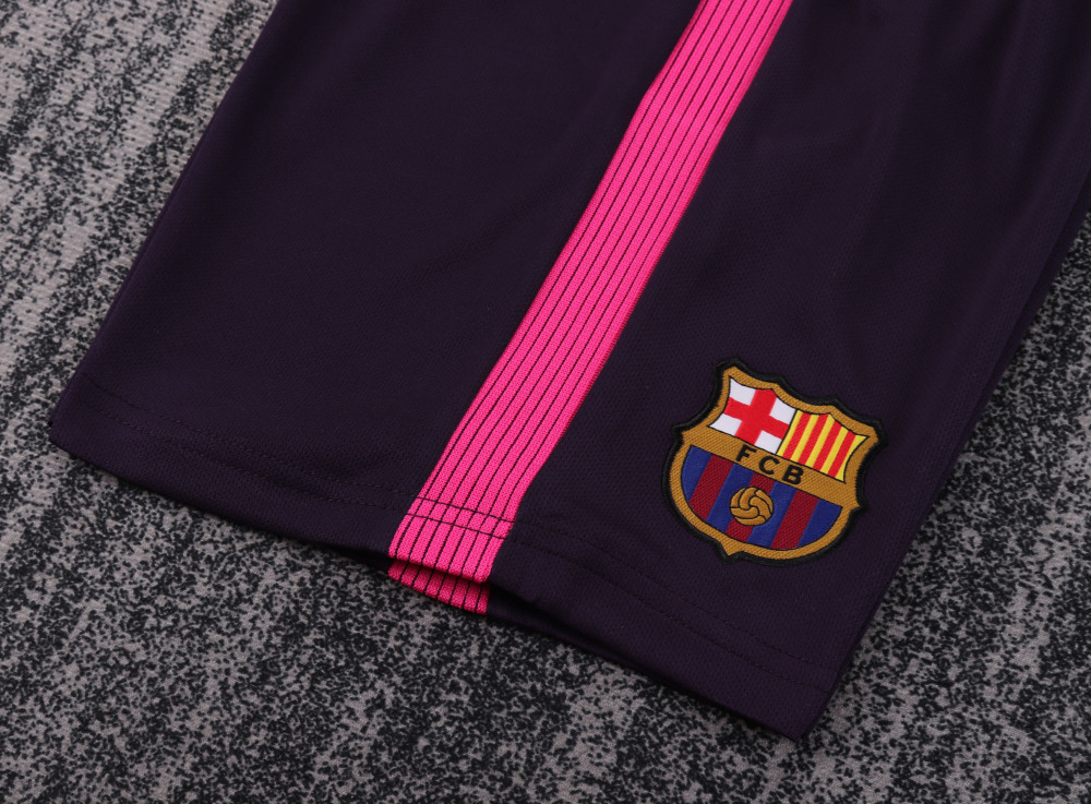 Retro Kids 2016-17 Barcelona Away Kids Football jersey