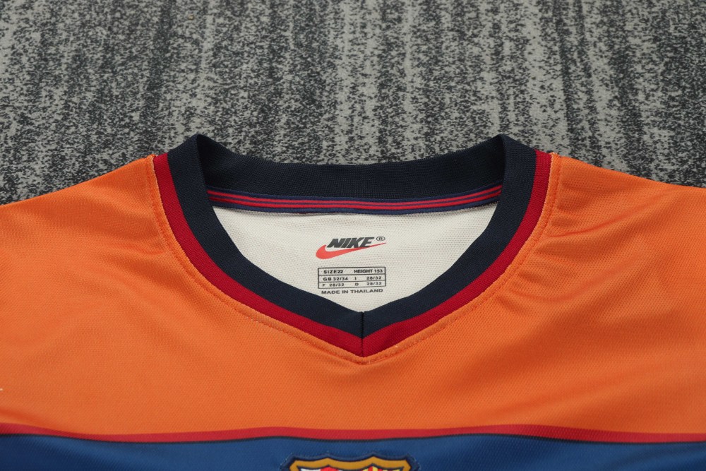 Retro Kids 1998-99 Barcelona Third Away Kids Football jersey