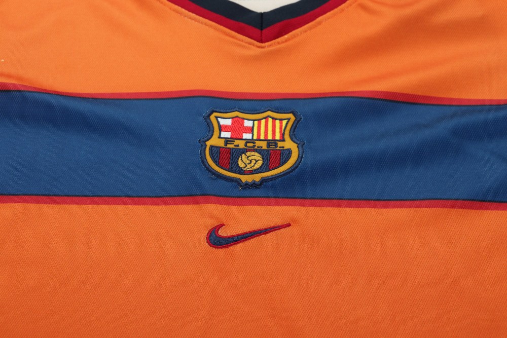 Retro Kids 1998-99 Barcelona Third Away Kids Football jersey