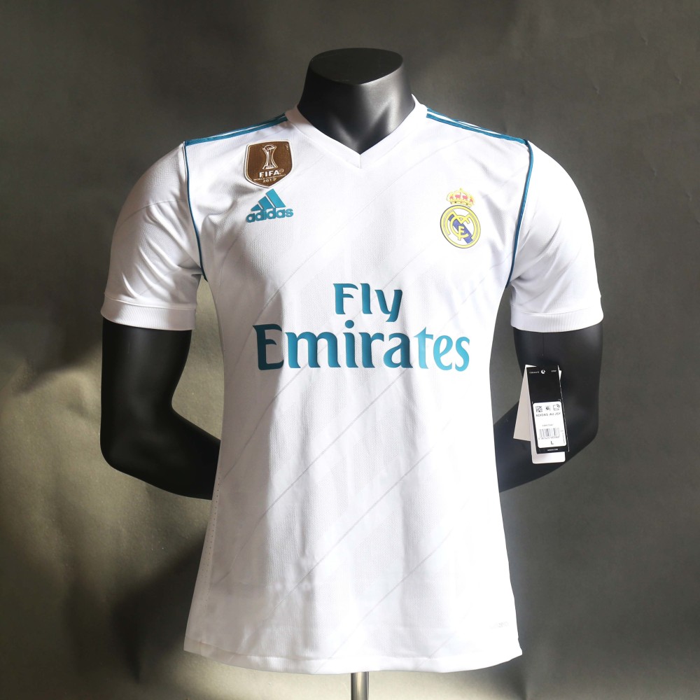 Player Retro 2017-18 Real Madrid Home Football jersey Retro S-3XL