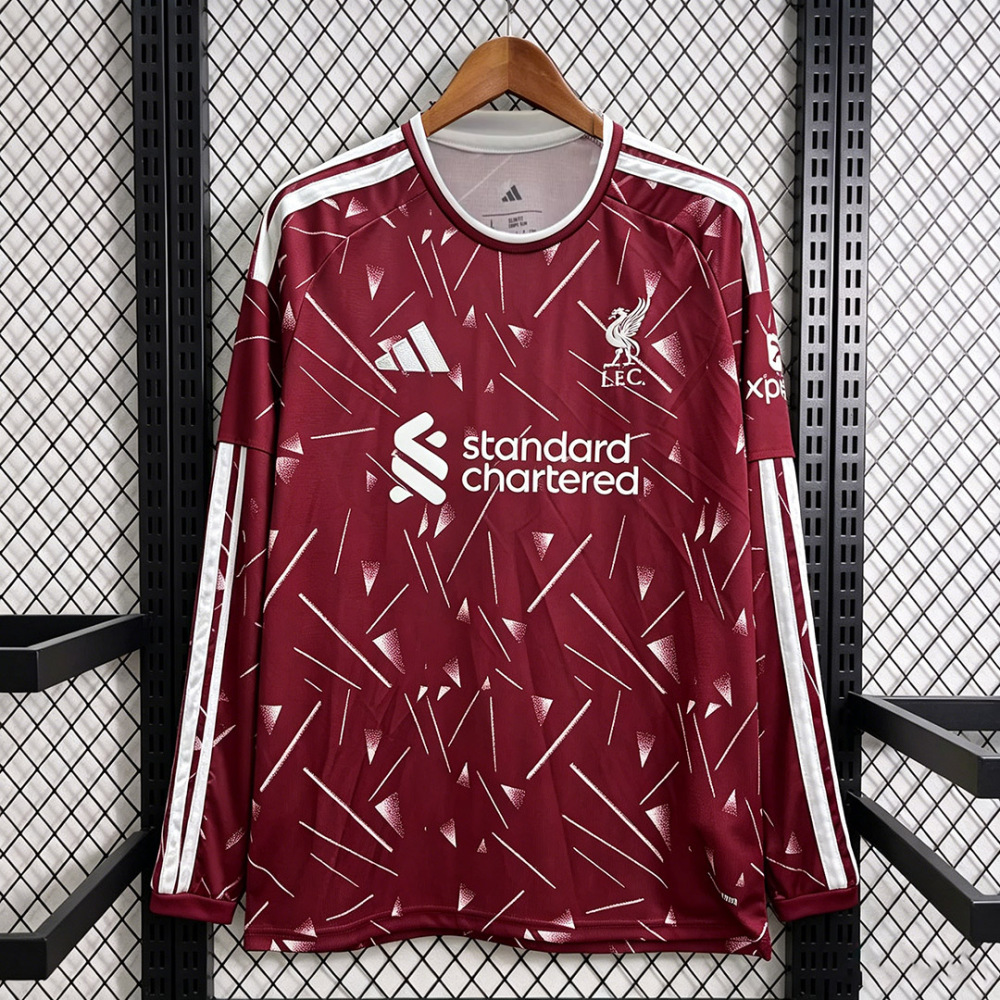 2026-27 Liverpool Home Football Jersey S-4XL Long sleeves