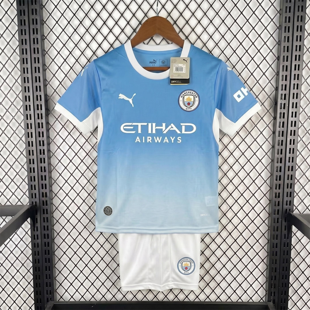 KIDS 2026-27 Manchester City Home KIDS Football jersey