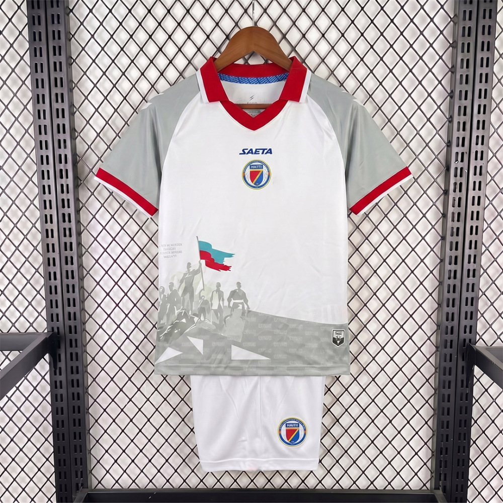 KIDS 2026 Haiti Away KIDS Football jersey World Cup