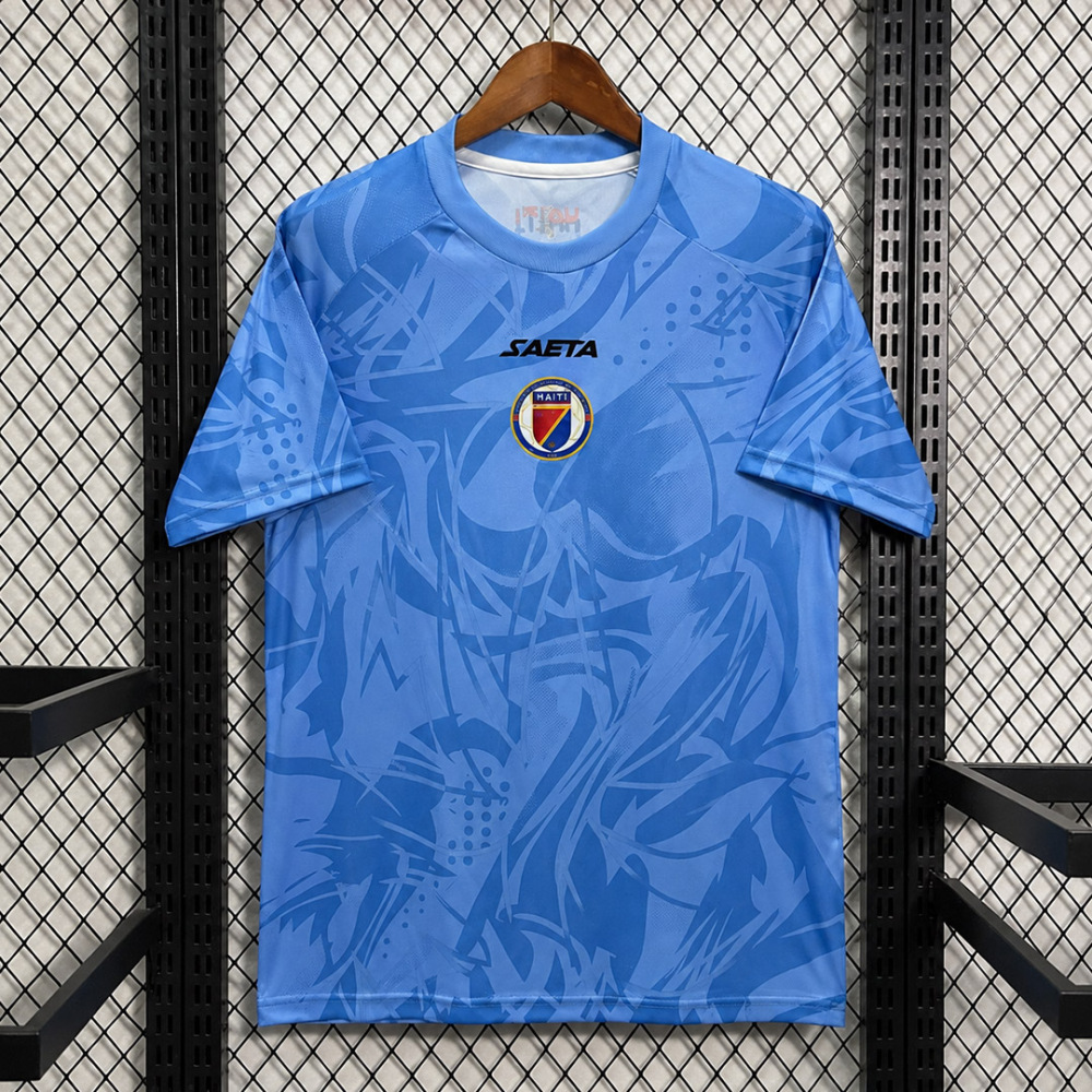 2026 Haiti Goalkeeper Blue Football jersey