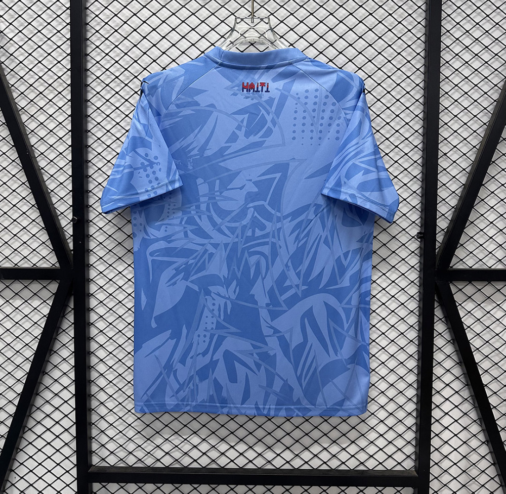 2026 Haiti Goalkeeper Blue Football jersey