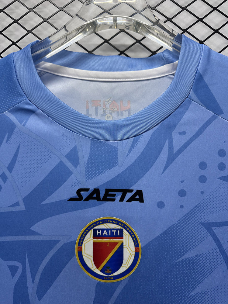 2026 Haiti Goalkeeper Blue Football jersey