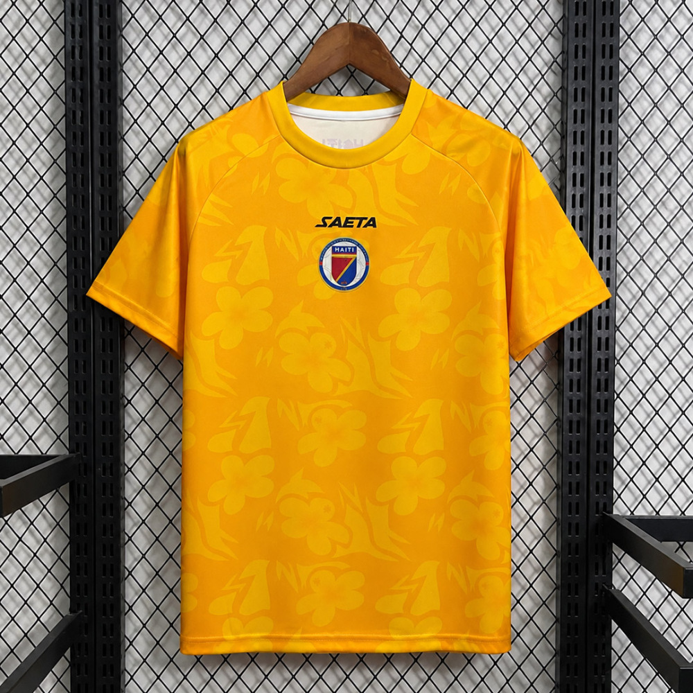 2026 Haiti Goalkeeper Yellow Football jersey
