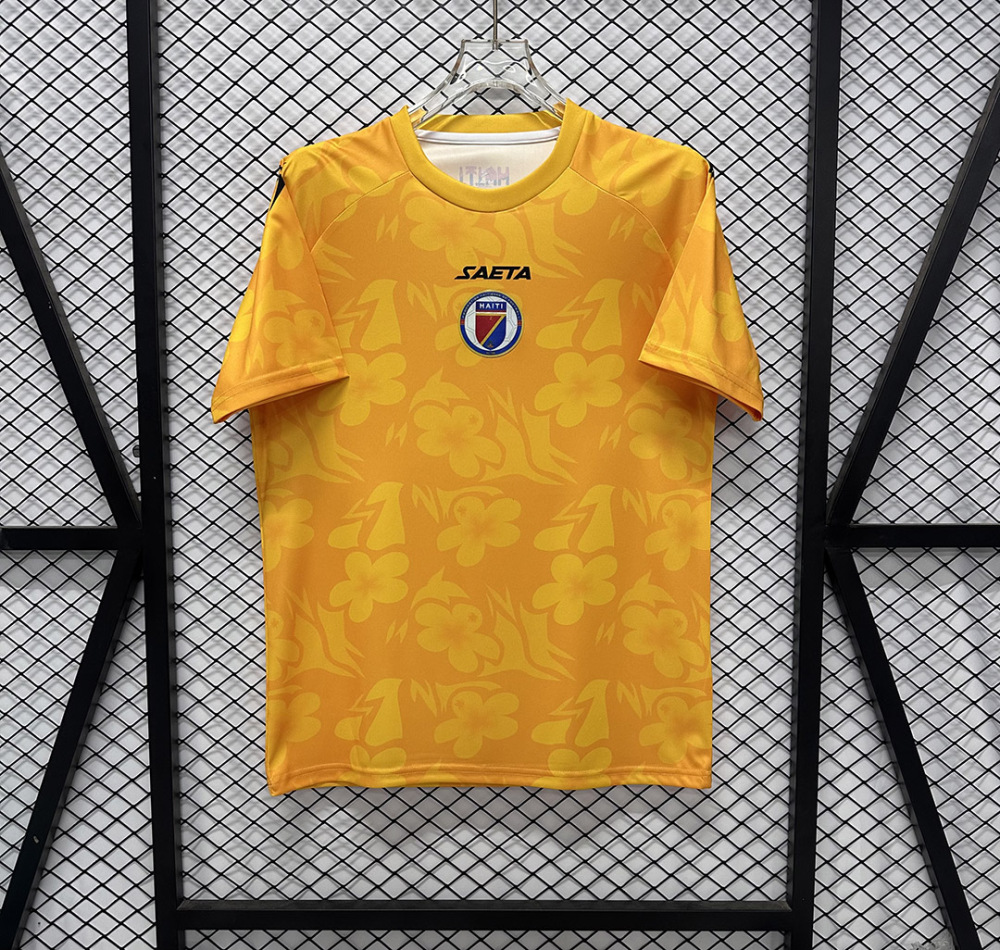 2026 Haiti Goalkeeper Yellow Football jersey