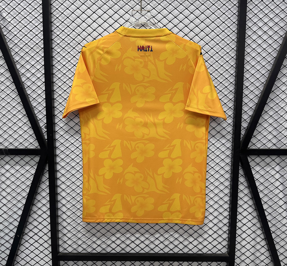 2026 Haiti Goalkeeper Yellow Football jersey
