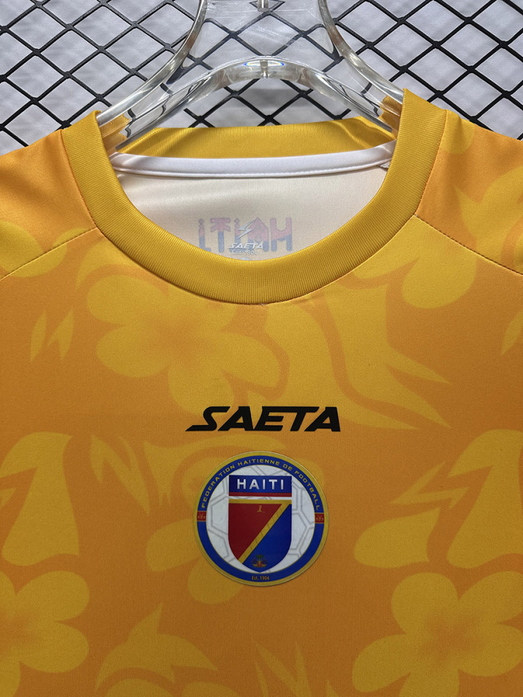 2026 Haiti Goalkeeper Yellow Football jersey