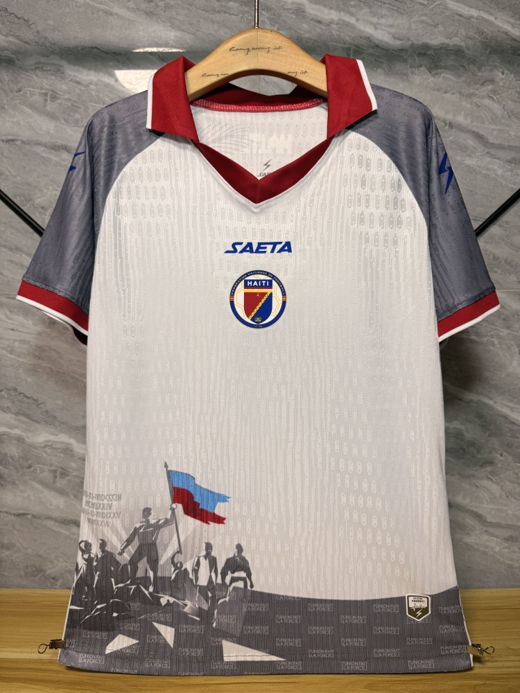 Player Version 2026 Haiti Away Football Jersey World Cup