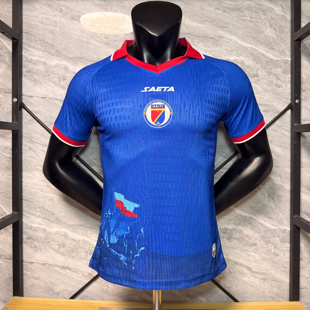 Player Version 2026 Haiti Home Football Jersey World Cup