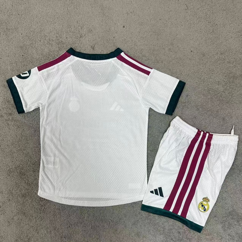Kids 2026-27 Real Madrid Home Kids Kit Football jersey