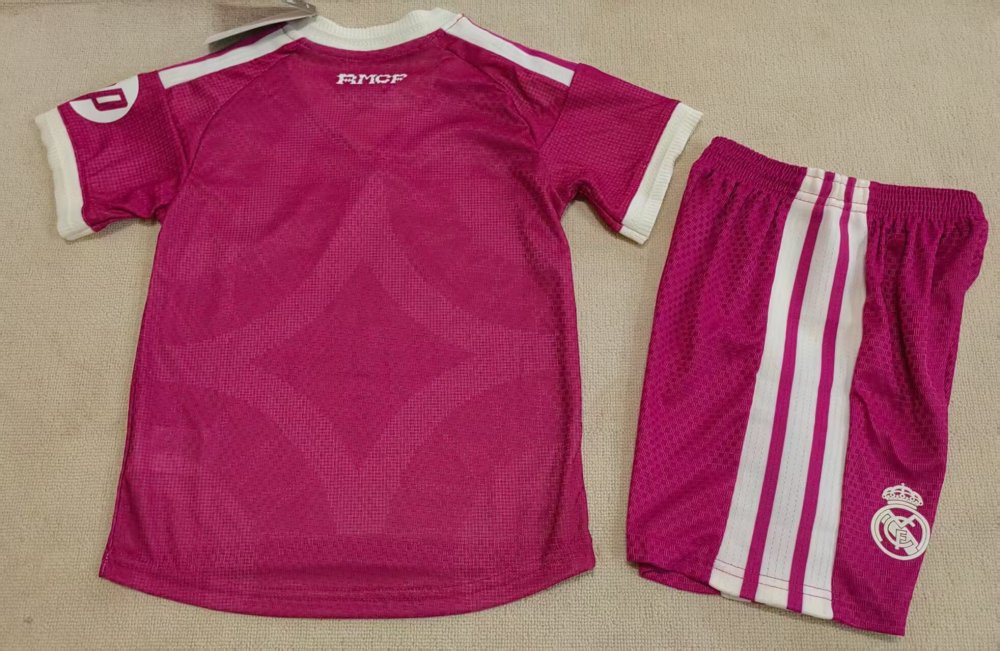 Kids 2026-27 Real Madrid Away Kids Kit Football jersey