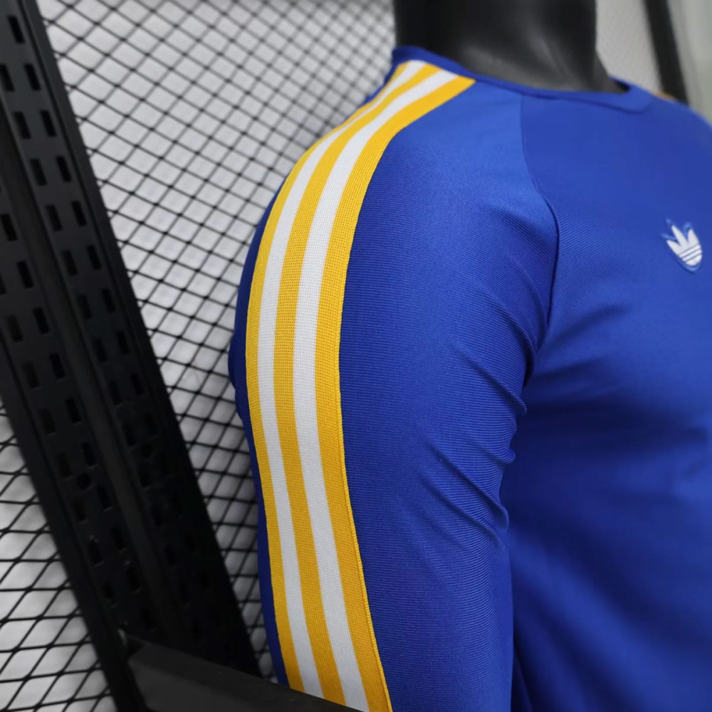 Player Version 2026-27 Real Madrid x Adidas Originals Blue Football Jersey S-3XL Long sleeves